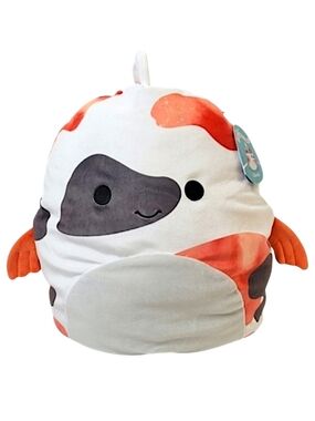 Squishmallows 14" Koi Fish Plush - White, Orange & Gray